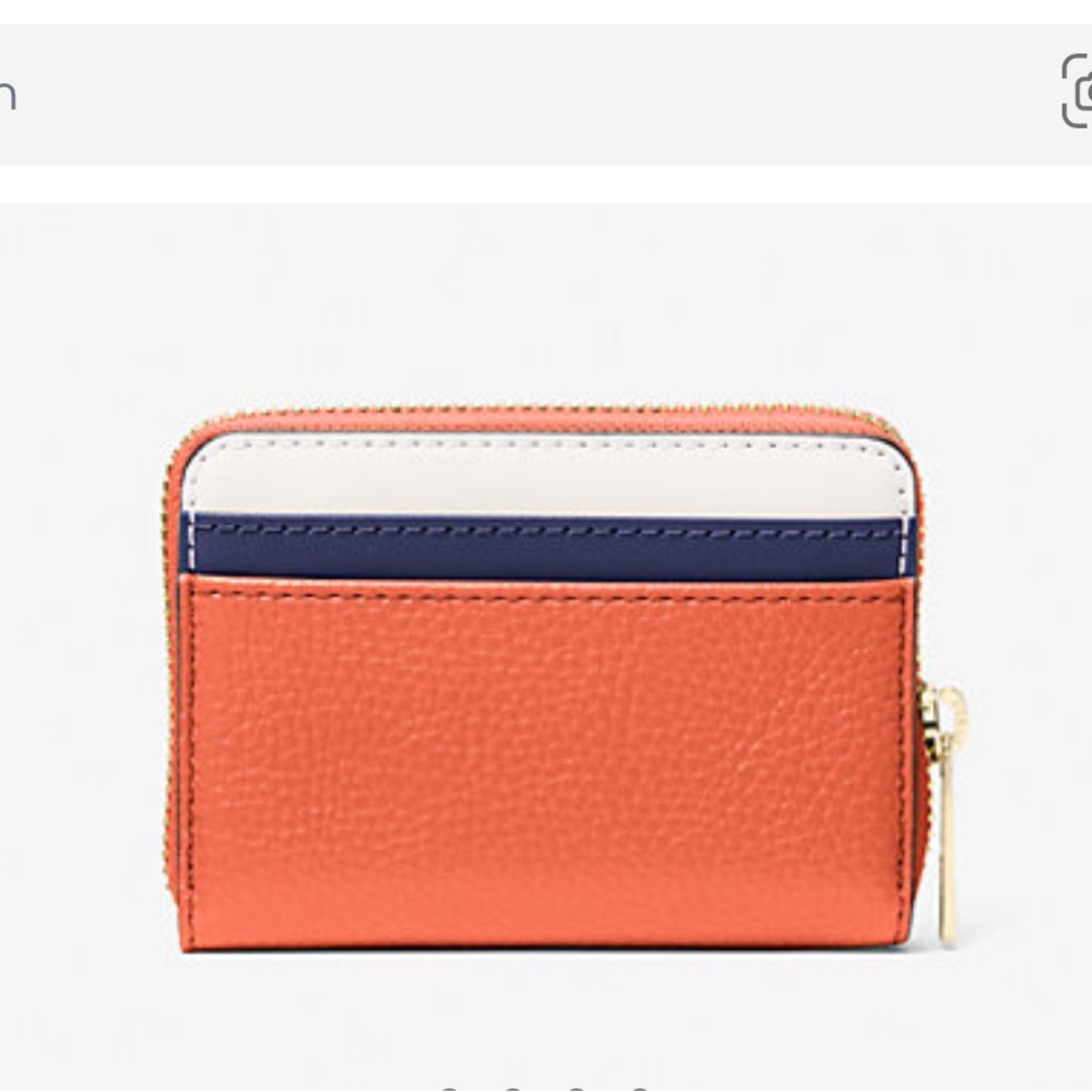 Michael Kors Jet Set Travel Medium Color-Block Zip Around Wallet Card Case 
NWT - Picture 3 of 16